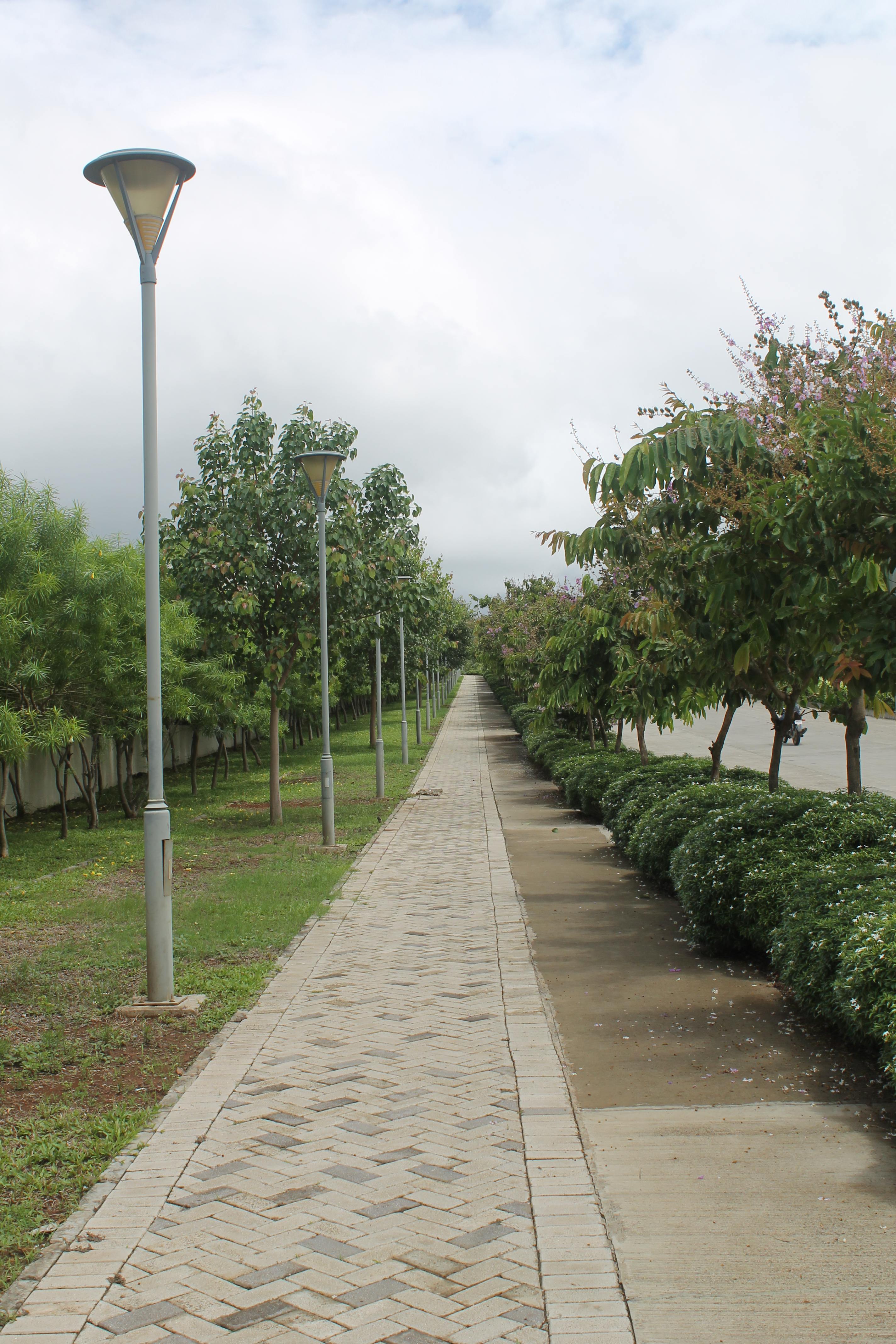 Cycling Tracks and Footpath in Life Republic Township