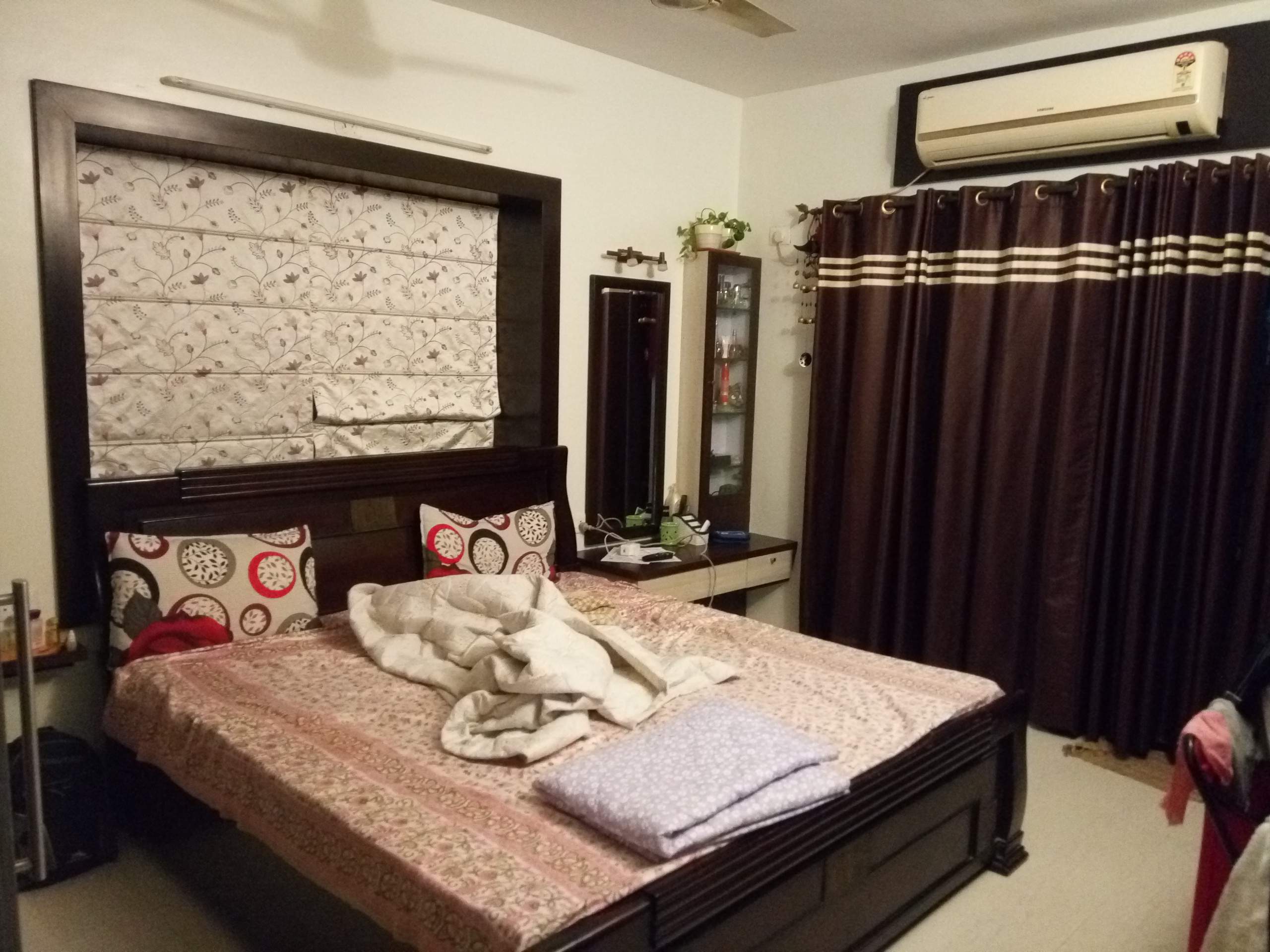 Bedroom of 3BHK flat in Aditya Garden City Warje