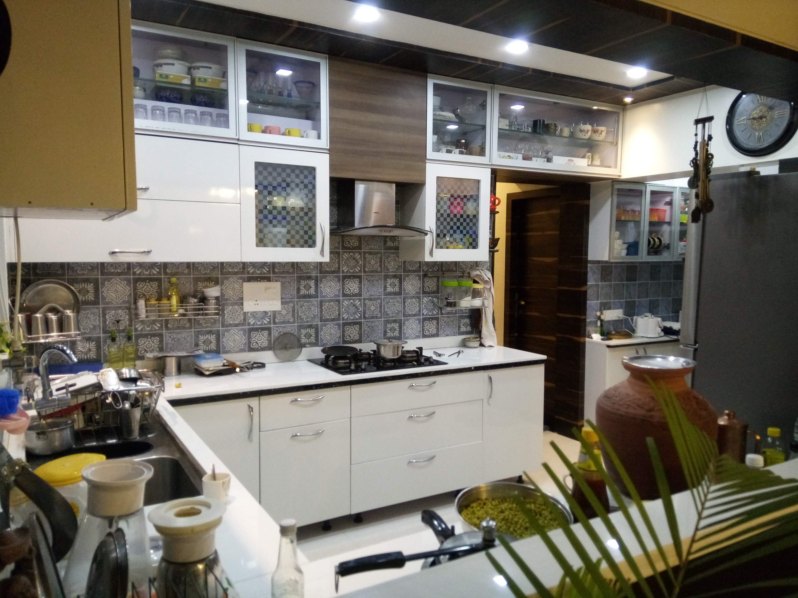 Kitchen of 3BHK flat in Aditya Garden City Warje