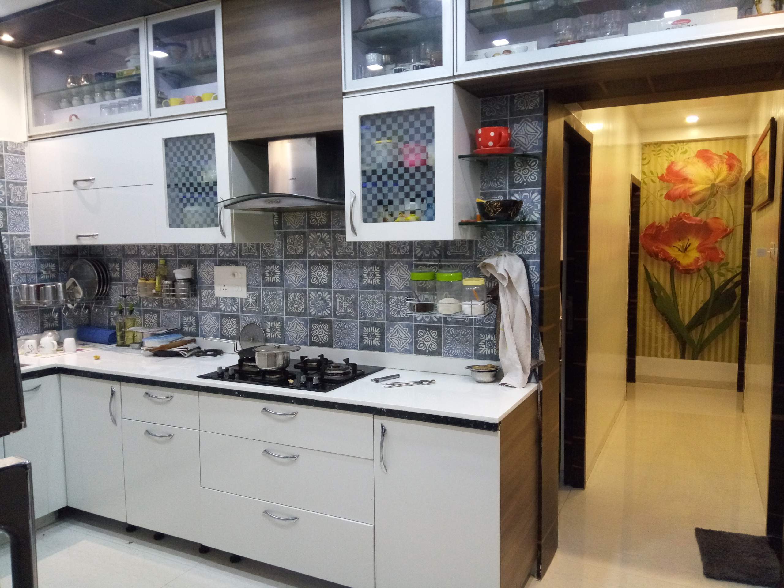 Moduler Kitchen of 3BHK flat in Aditya Garden City Warje