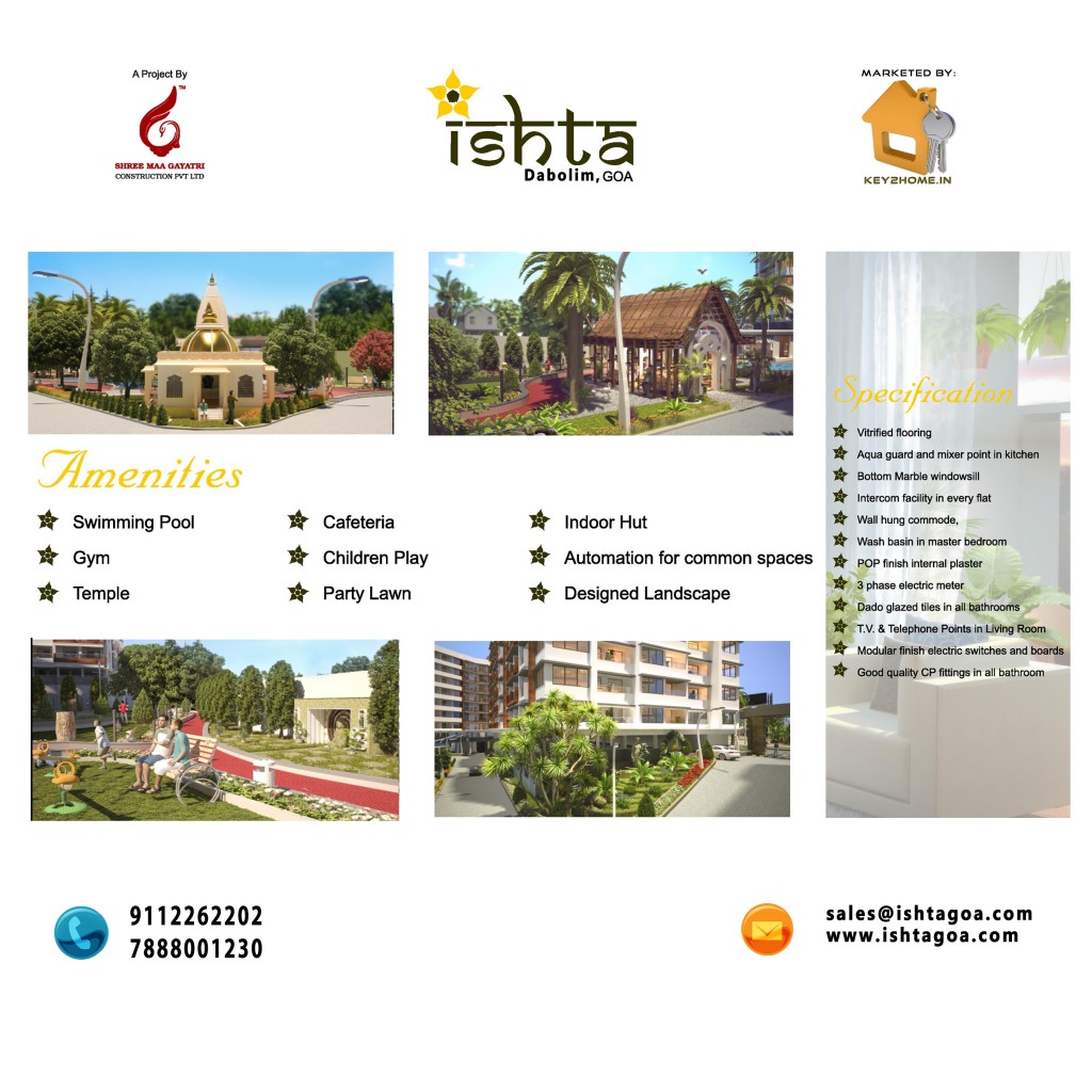 Ishta Goa Dabolim Vasco Apartments Product Specifications
