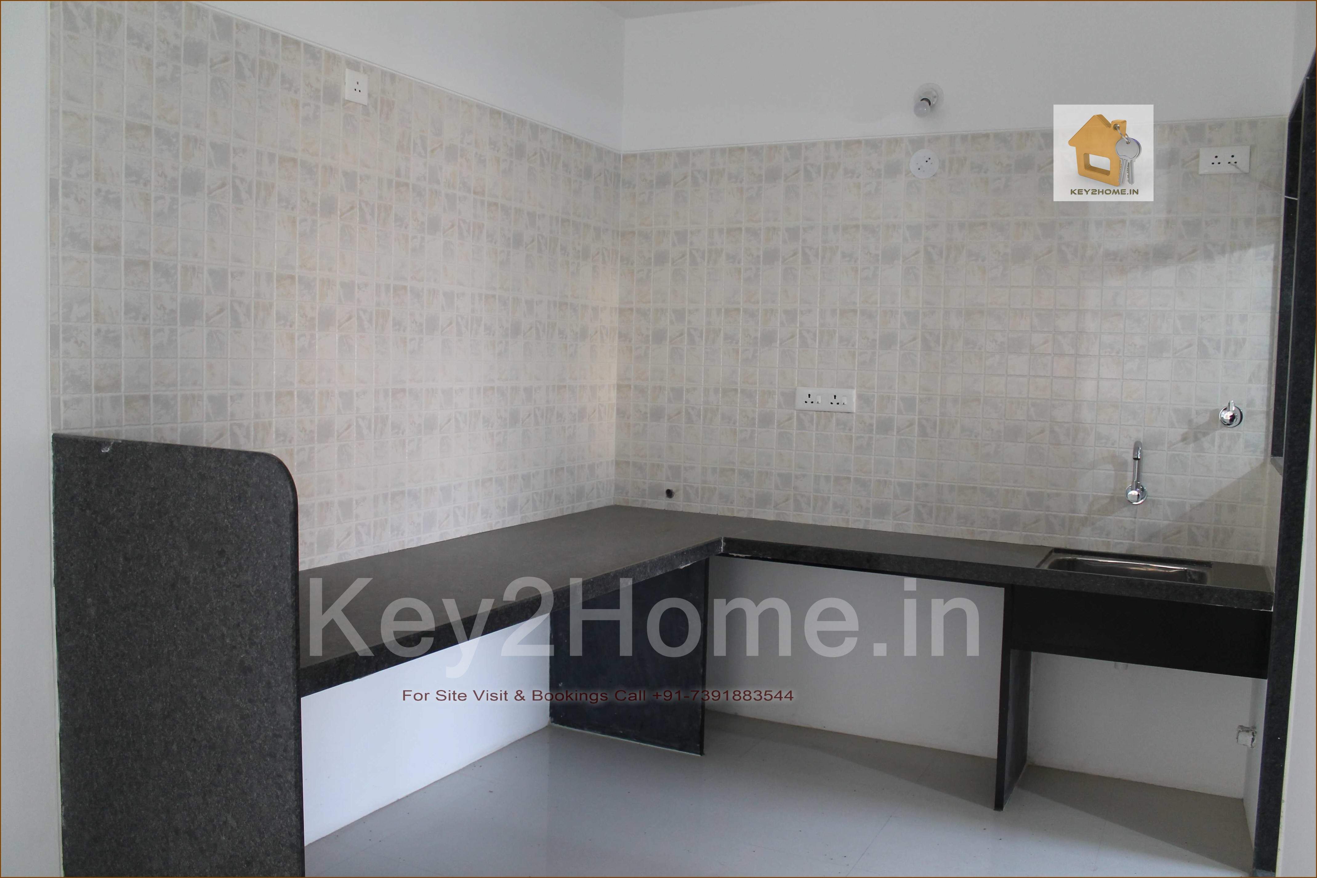 Wakad 2 BHK ready possession flat Kitchen