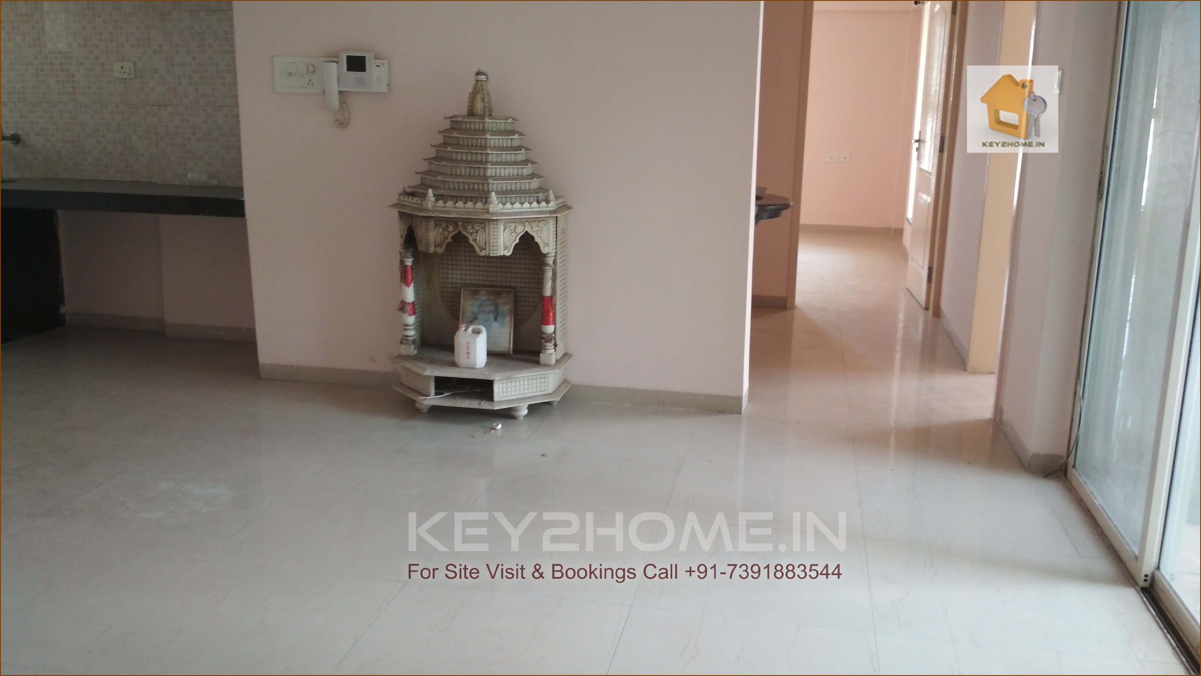 Resale 2 bhk Wakad Wisteriaa Living room with attached balcony
