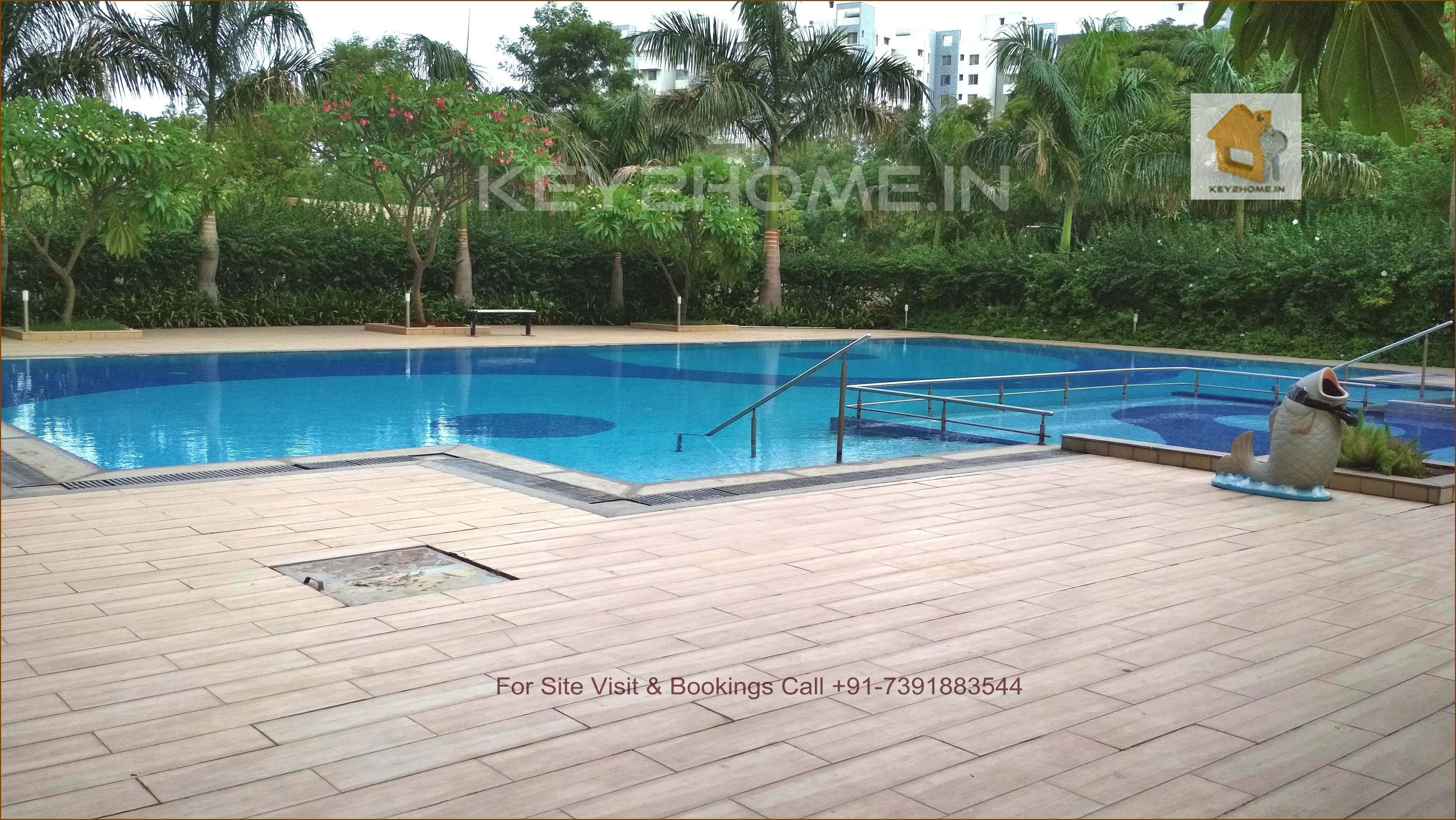 Beverly Hills Hinjewadi 2bhk resale Swimming pool area