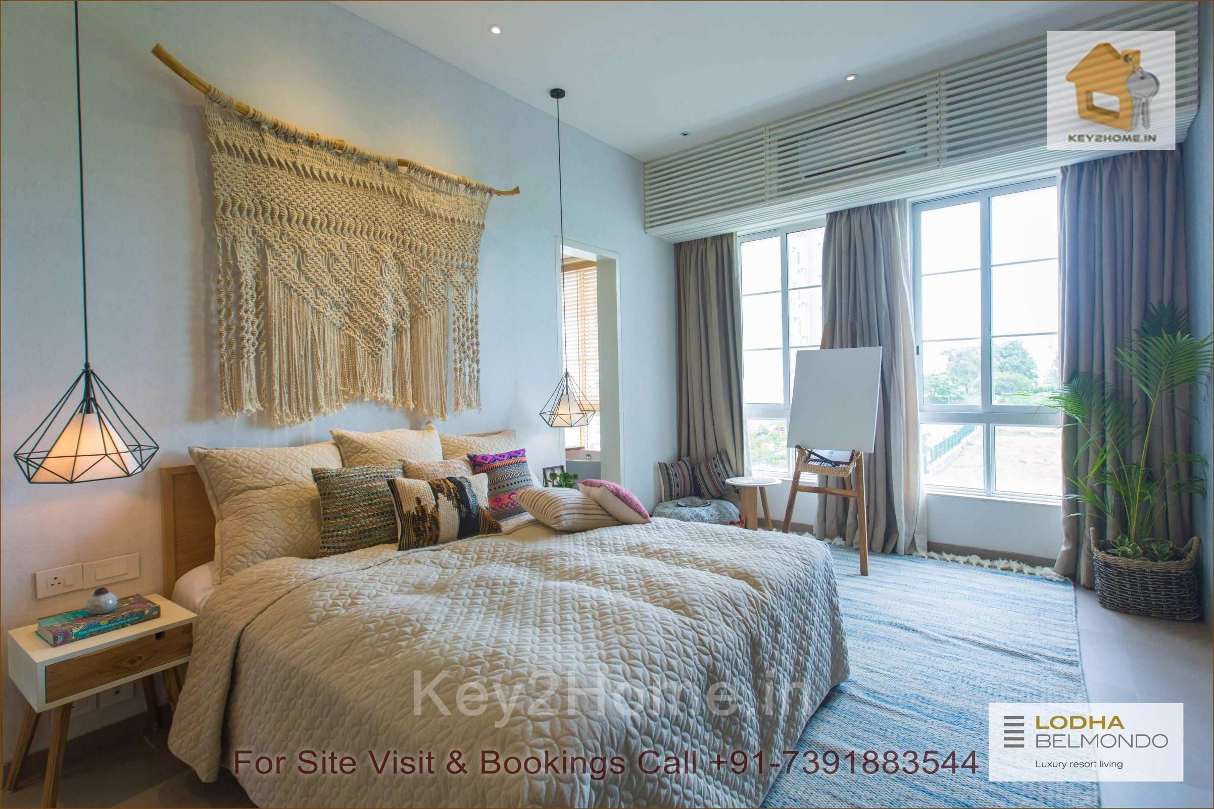 Bedroom 2 of Lodha Belmondo Premium Villas and Housing Pune