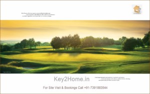 luxury projects Pune with a golf course.