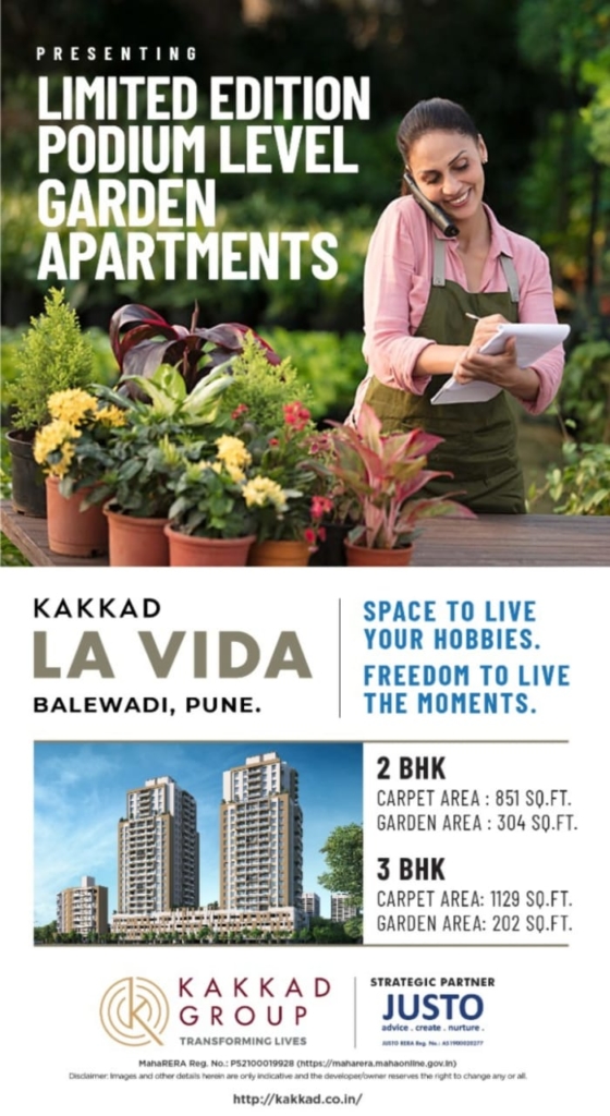 La Vida Balewadi 4 BHK and 5 BHK new Launch Offer