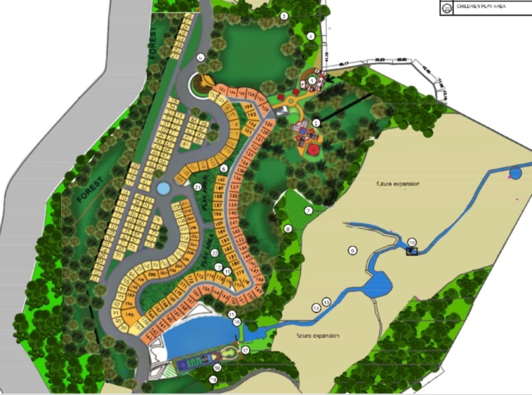 VTP Earth County NA Villa Plots Layout Plan