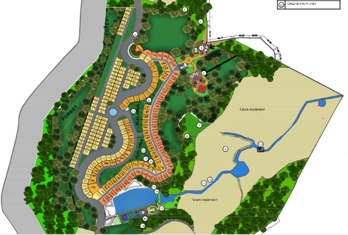 VTP Earth County NA Villa Plots Layout Plan