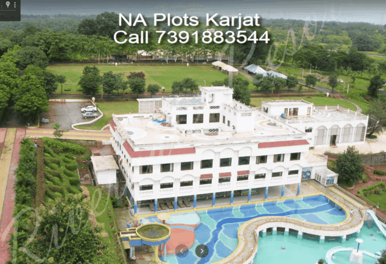 Rivergate Karjat aerial view River Pej resort plots