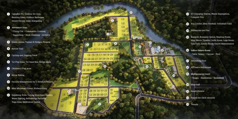 Rivergate Karjat plot layout master plan