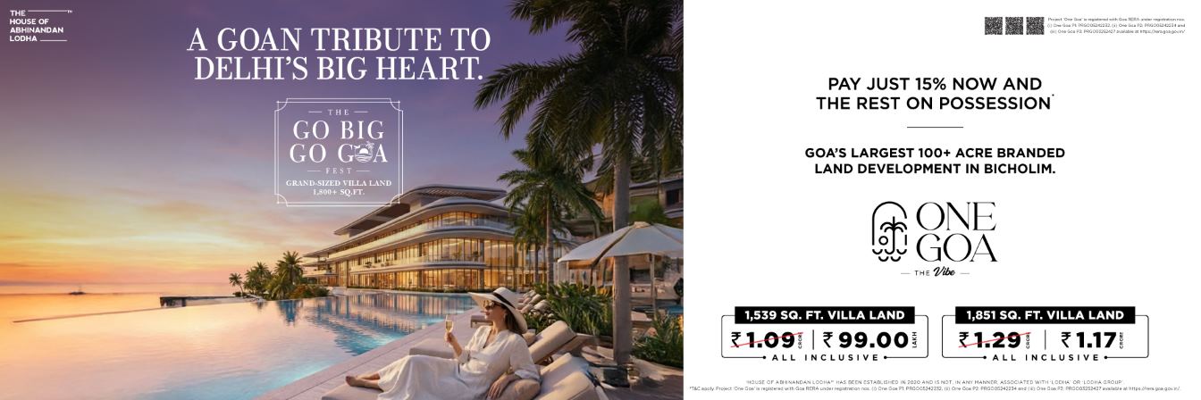 One Goa HoABL Luxury villa plots in North Goa Bicholim