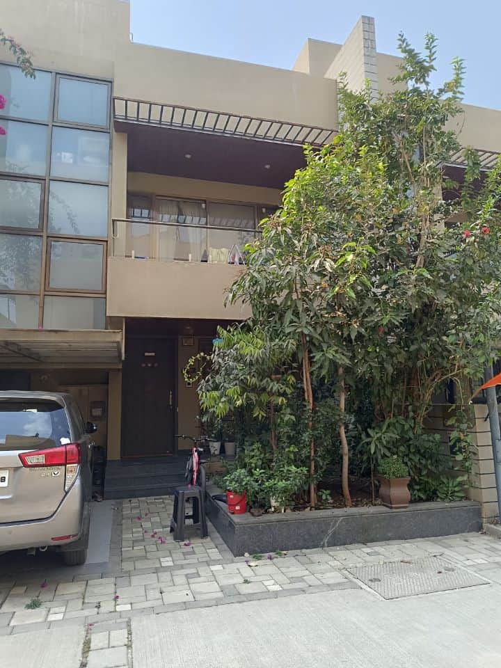 3 BHK row house for rent in Ravet Pune Runal Gateway fully furnished