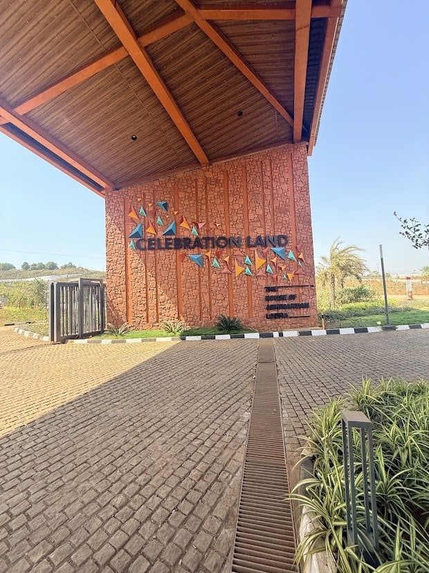 Celebration Land Neral Villas plots gated township entrance gate