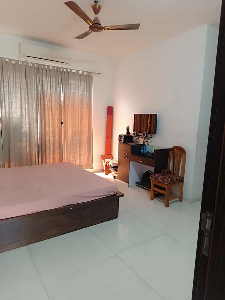 Spacious master bedroom fully furnished row house rent in Ravet Pune Runal Gateway