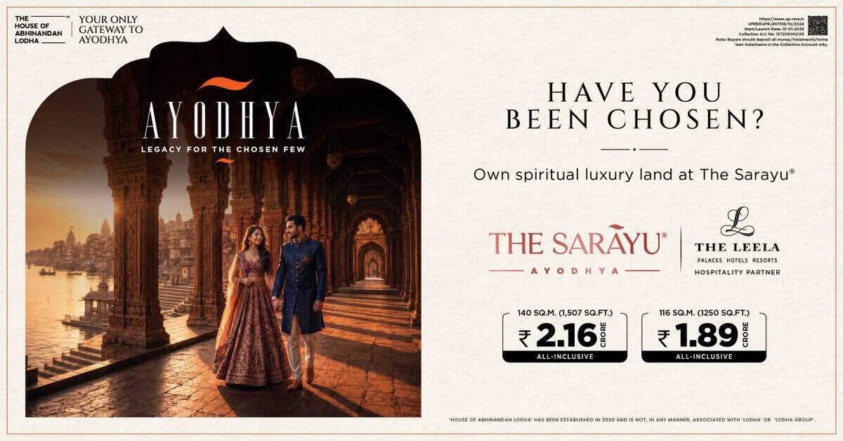 The Sarayu Ayodhya HOABL luxury villa plots The Leela partnership