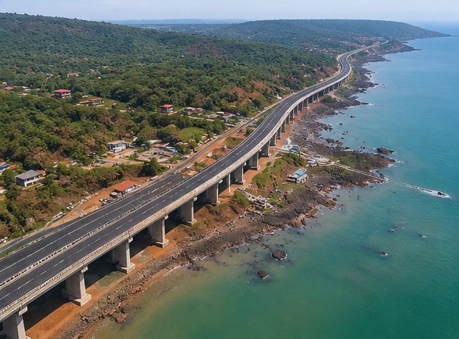 Revas Reddi Coastal Highway MSH-4 route along the Konkan coastline Maharashtra